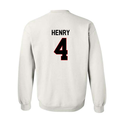 Davidson - NCAA Football : Tahir Henry - Crewneck Sweatshirt Classic Fashion Shersey