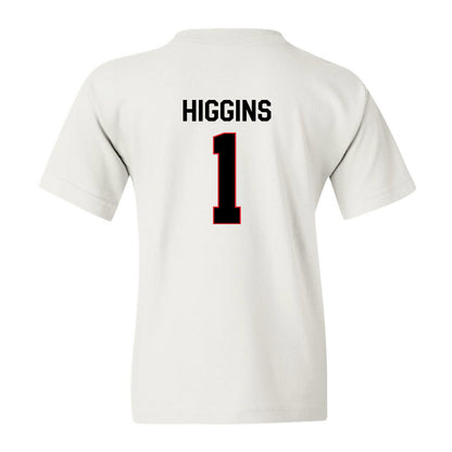 Davidson - NCAA Baseball : Justin Higgins - Youth T-Shirt Classic Fashion Shersey