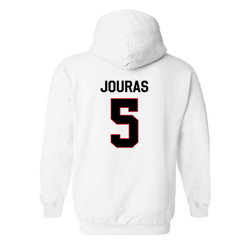 Davidson - NCAA Baseball : Noah Jouras - Hooded Sweatshirt Classic Fashion Shersey