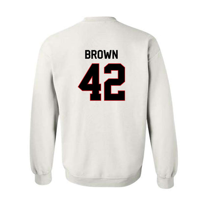 Davidson - NCAA Football : Dallas Brown - Crewneck Sweatshirt Classic Fashion Shersey