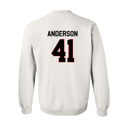 Davidson - NCAA Baseball : Hunter Anderson - Crewneck Sweatshirt Classic Fashion Shersey