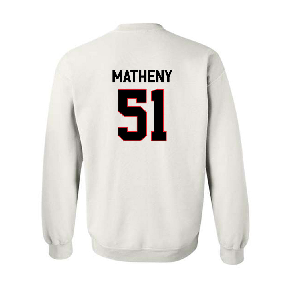 Davidson - NCAA Men's Basketball : Brock Matheny - Crewneck Sweatshirt Classic Fashion Shersey
