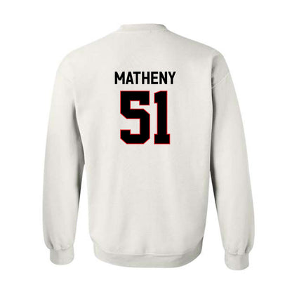 Davidson - NCAA Men's Basketball : Brock Matheny - Crewneck Sweatshirt Classic Fashion Shersey