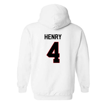 Davidson - NCAA Football : Tahir Henry - Hooded Sweatshirt Classic Fashion Shersey