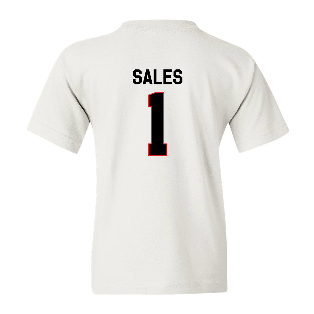 Davidson - NCAA Football : Jaleel Sales - Youth T-Shirt Classic Fashion Shersey