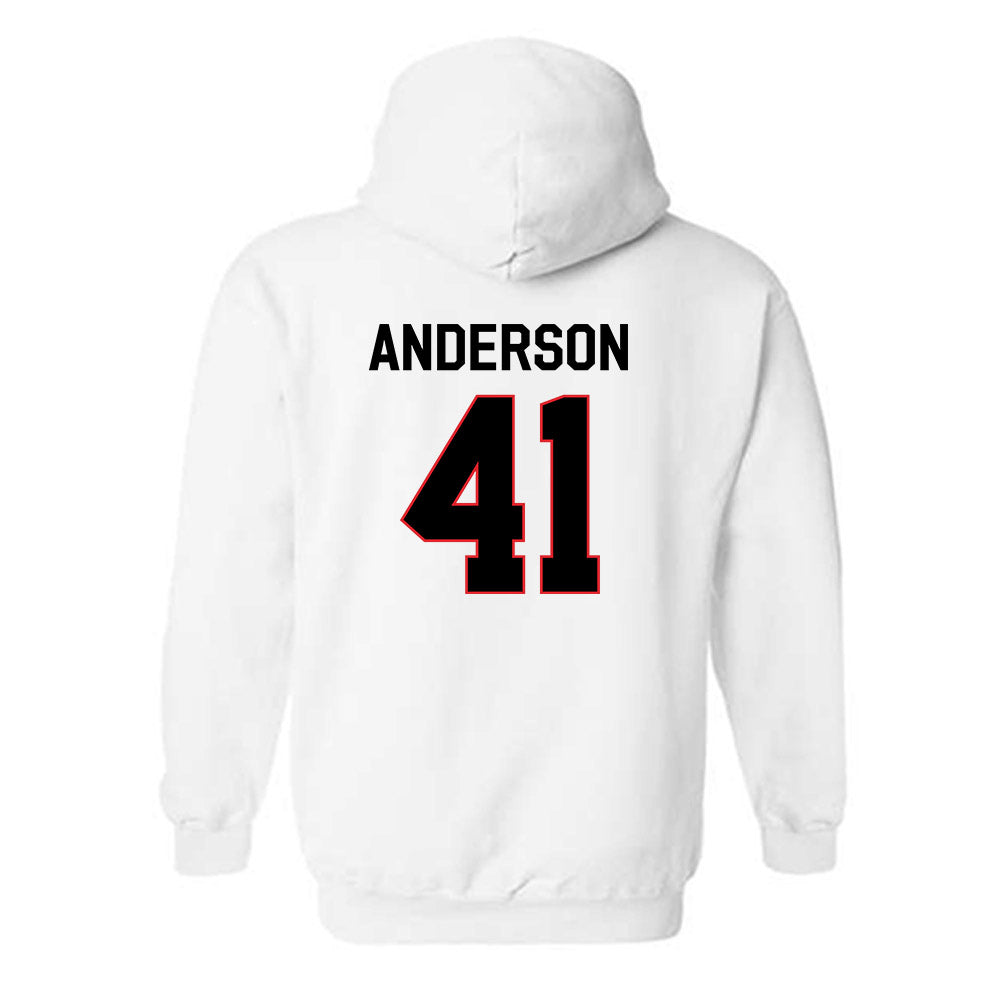 Davidson - NCAA Baseball : Hunter Anderson - Hooded Sweatshirt Classic Fashion Shersey