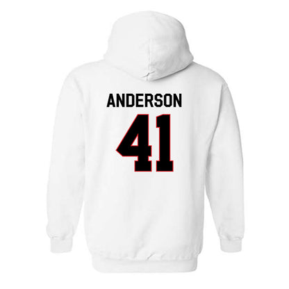 Davidson - NCAA Baseball : Hunter Anderson - Hooded Sweatshirt Classic Fashion Shersey