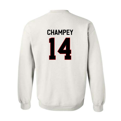 Davidson - NCAA Baseball : Brycen Champey - Crewneck Sweatshirt Classic Fashion Shersey