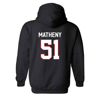 Davidson - NCAA Men's Basketball : Brock Matheny - Hooded Sweatshirt Classic Fashion Shersey