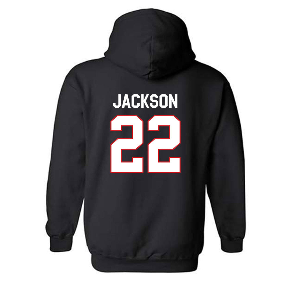 Davidson - NCAA Women's Basketball : Sylvie Jackson - Hooded Sweatshirt Classic Fashion Shersey