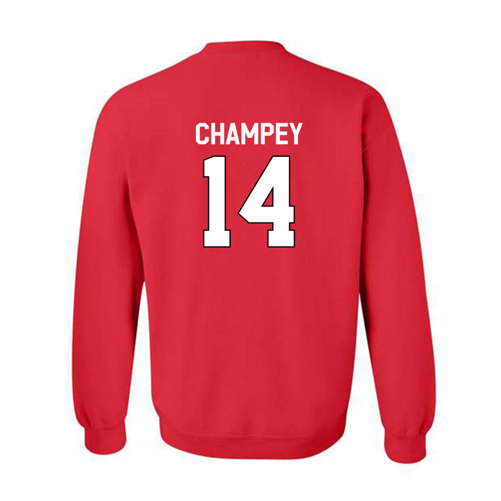 Davidson - NCAA Baseball : Brycen Champey - Crewneck Sweatshirt Classic Fashion Shersey