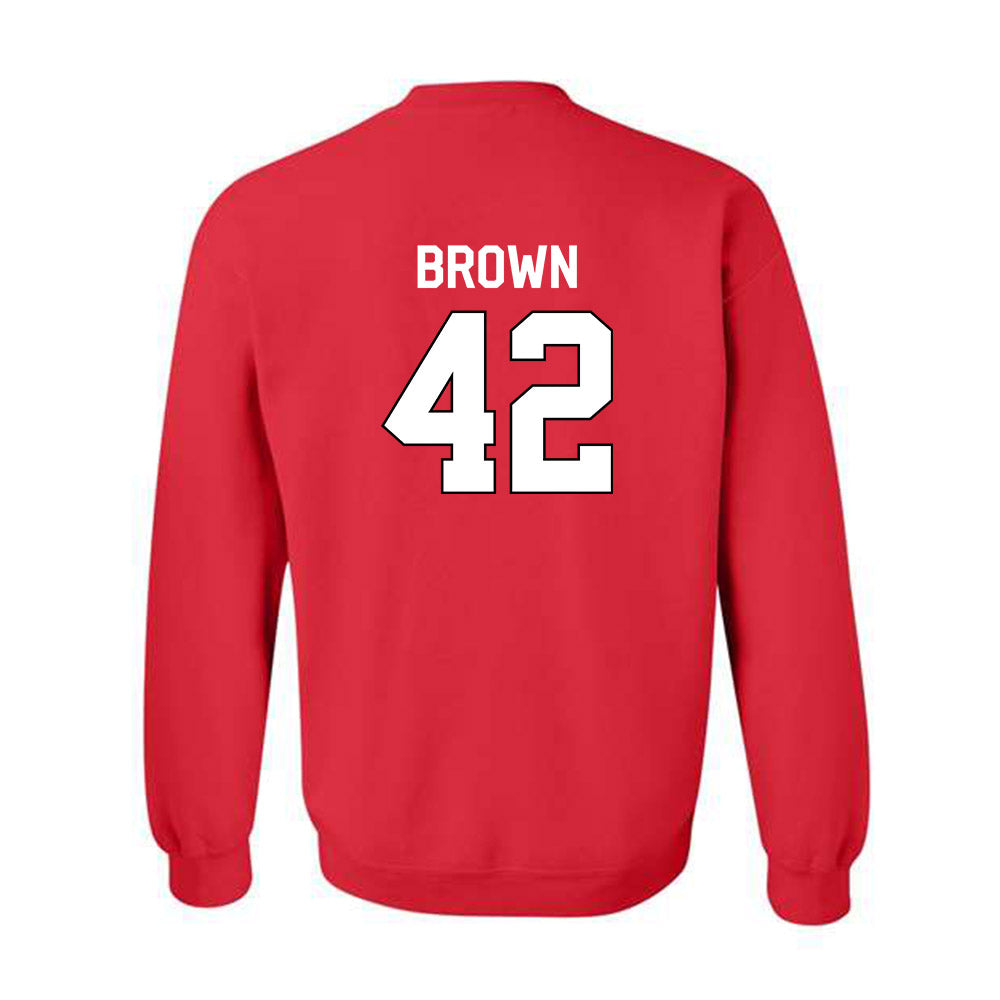 Davidson - NCAA Football : Dallas Brown - Crewneck Sweatshirt Classic Fashion Shersey
