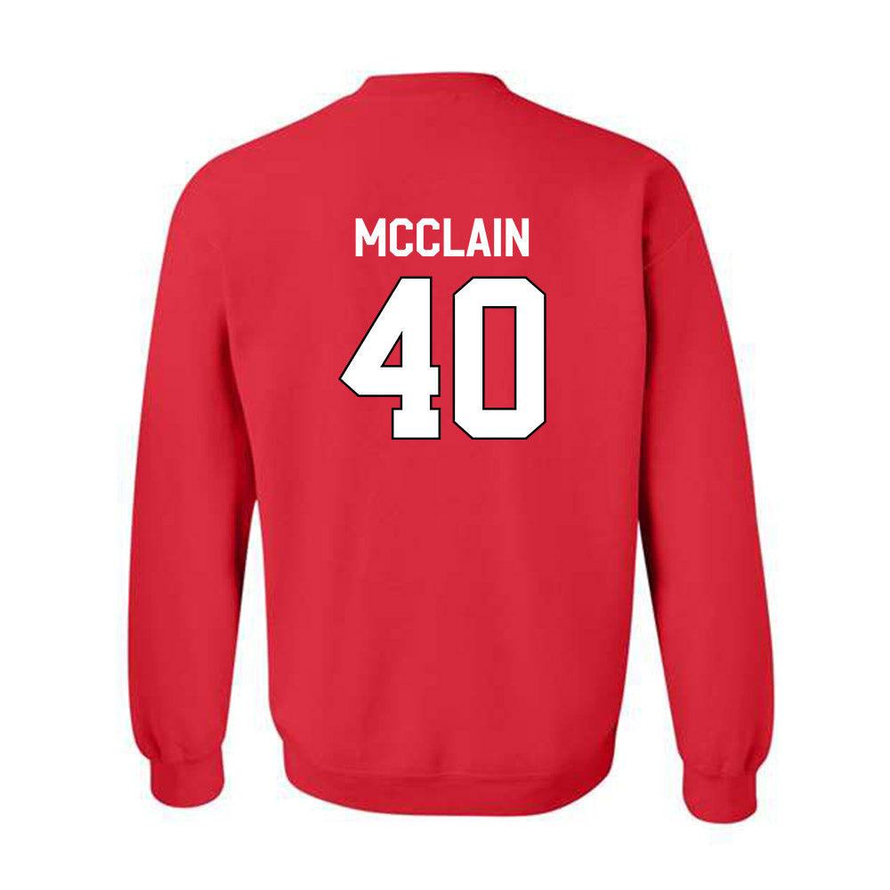Davidson - NCAA Football : Carius McClain - Crewneck Sweatshirt Classic Fashion Shersey