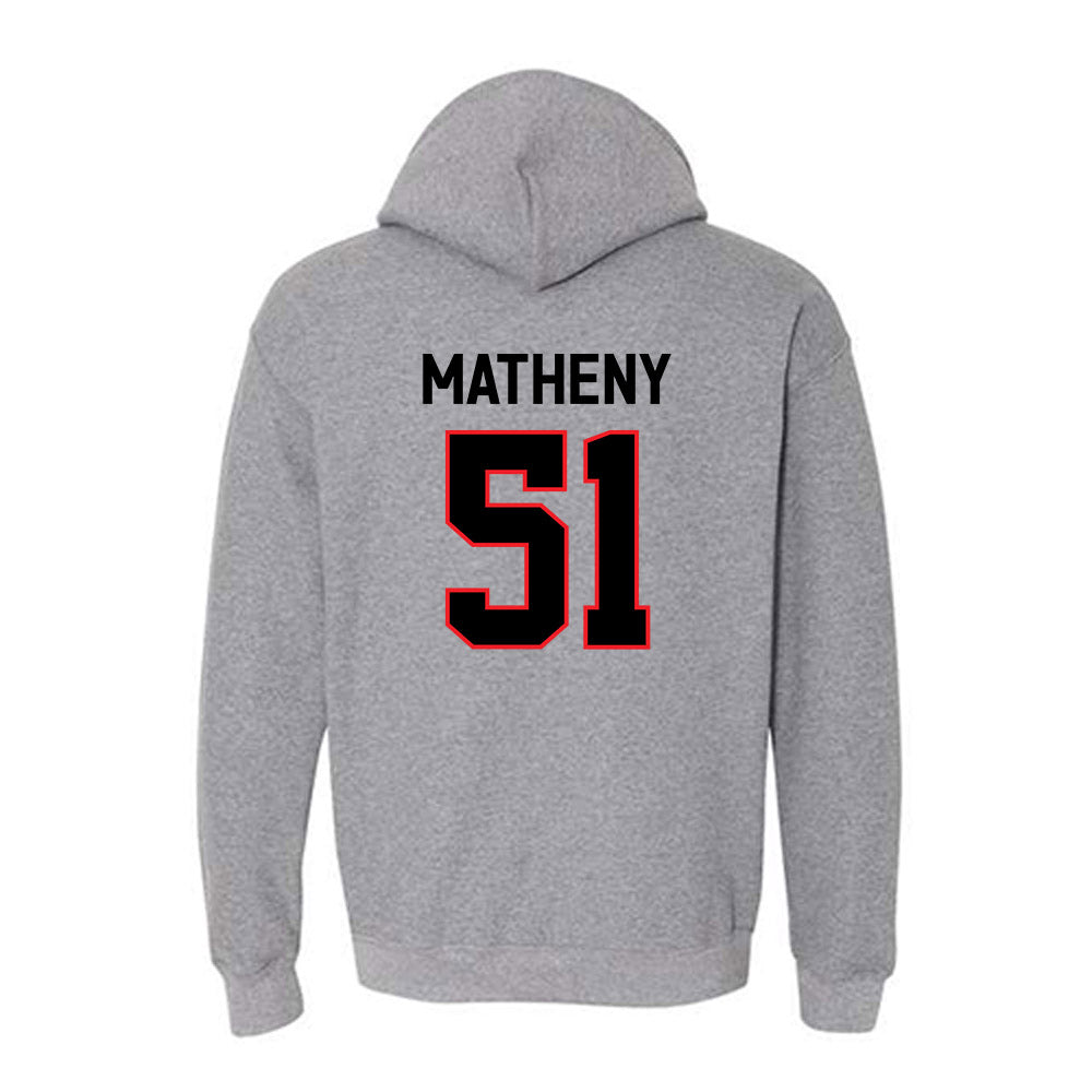 Davidson - NCAA Men's Basketball : Brock Matheny - Hooded Sweatshirt Classic Fashion Shersey