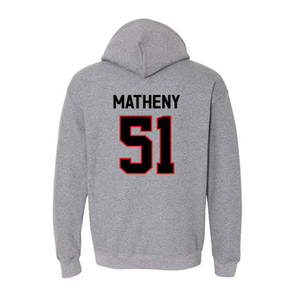 Davidson - NCAA Men's Basketball : Brock Matheny - Hooded Sweatshirt Classic Fashion Shersey