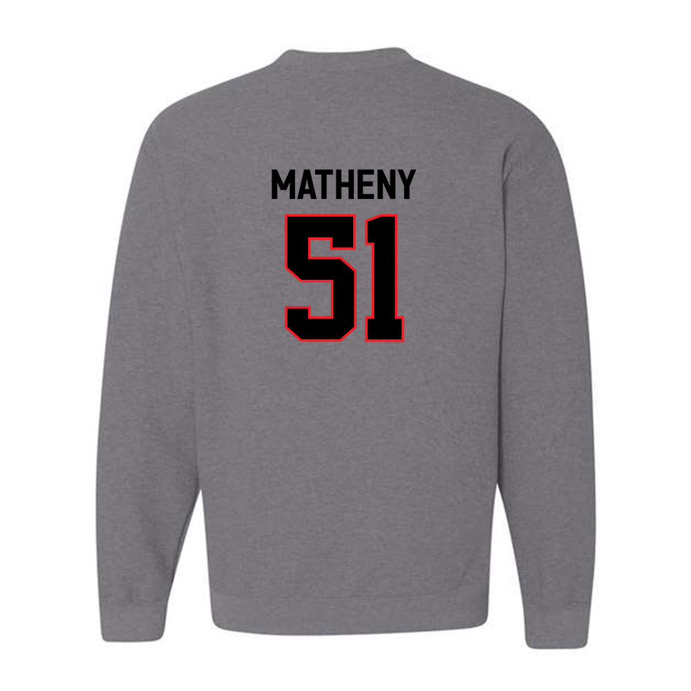 Davidson - NCAA Men's Basketball : Brock Matheny - Crewneck Sweatshirt Classic Fashion Shersey