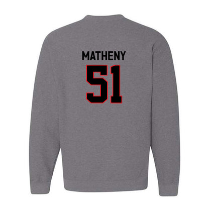 Davidson - NCAA Men's Basketball : Brock Matheny - Crewneck Sweatshirt Classic Fashion Shersey