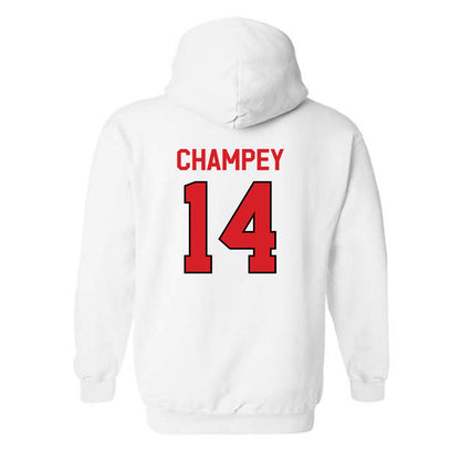 Davidson - NCAA Baseball : Brycen Champey - Hooded Sweatshirt Classic Fashion Shersey