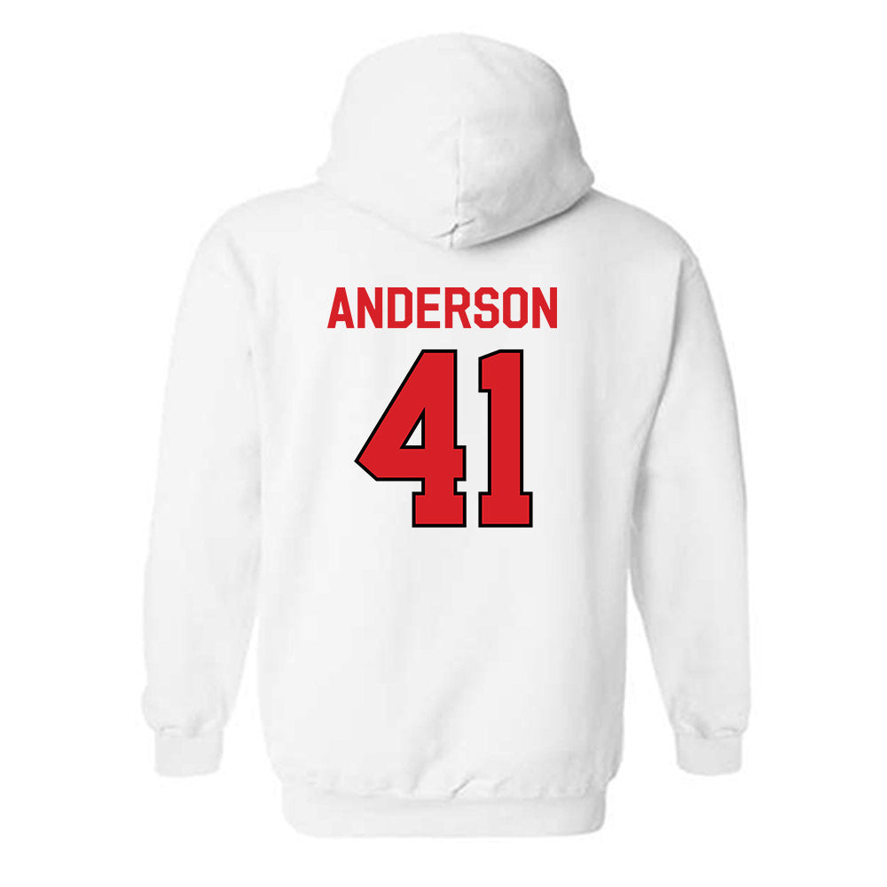 Davidson - NCAA Baseball : Hunter Anderson - Hooded Sweatshirt Classic Fashion Shersey