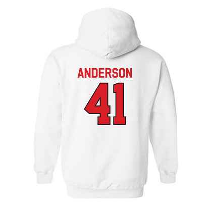 Davidson - NCAA Baseball : Hunter Anderson - Hooded Sweatshirt Classic Fashion Shersey