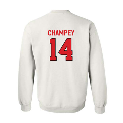 Davidson - NCAA Baseball : Brycen Champey - Crewneck Sweatshirt Classic Fashion Shersey