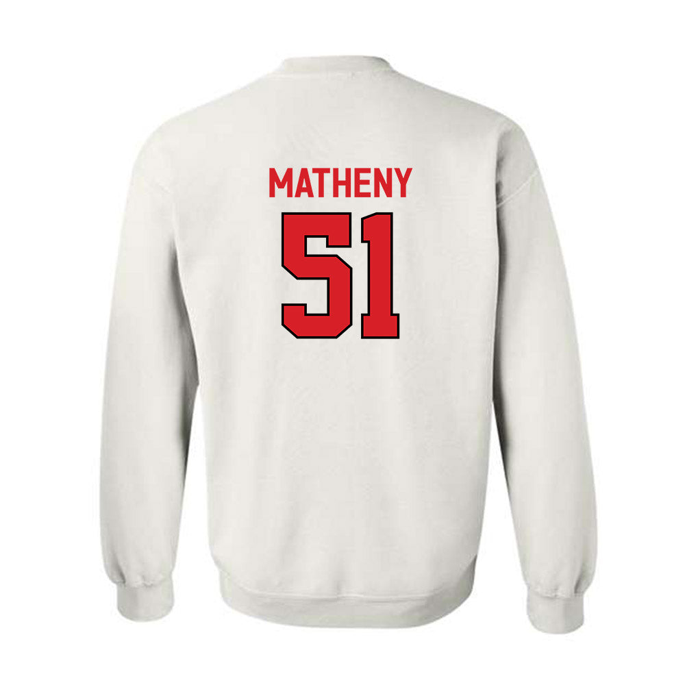 Davidson - NCAA Men's Basketball : Brock Matheny - Crewneck Sweatshirt Classic Fashion Shersey