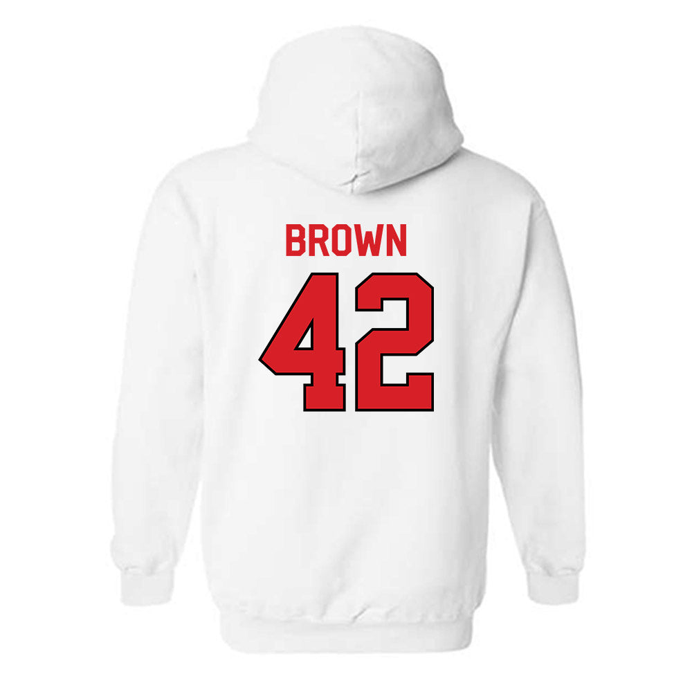 Davidson - NCAA Football : Dallas Brown - Hooded Sweatshirt Classic Fashion Shersey