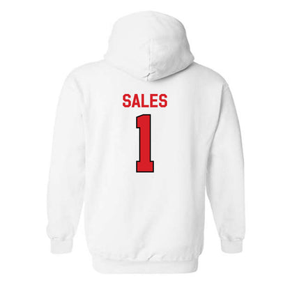 Davidson - NCAA Football : Jaleel Sales - Hooded Sweatshirt Classic Fashion Shersey