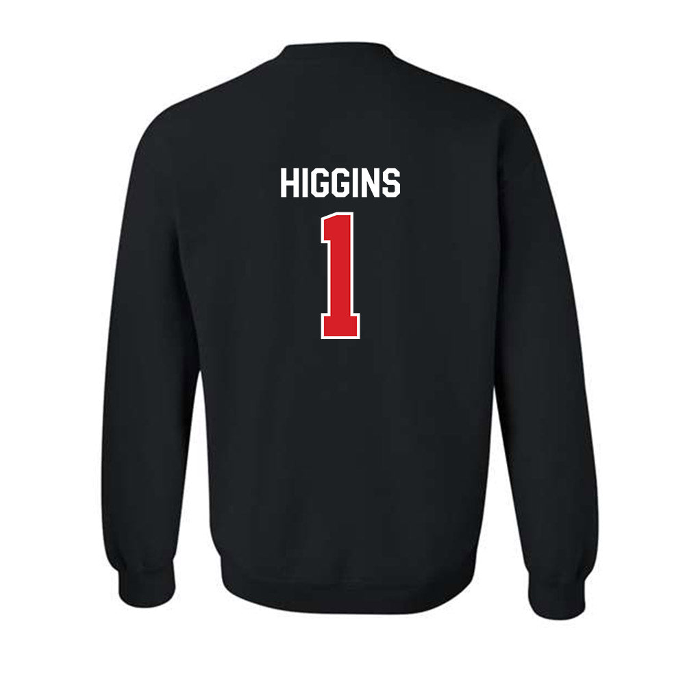 Davidson - NCAA Baseball : Justin Higgins - Crewneck Sweatshirt Classic Fashion Shersey