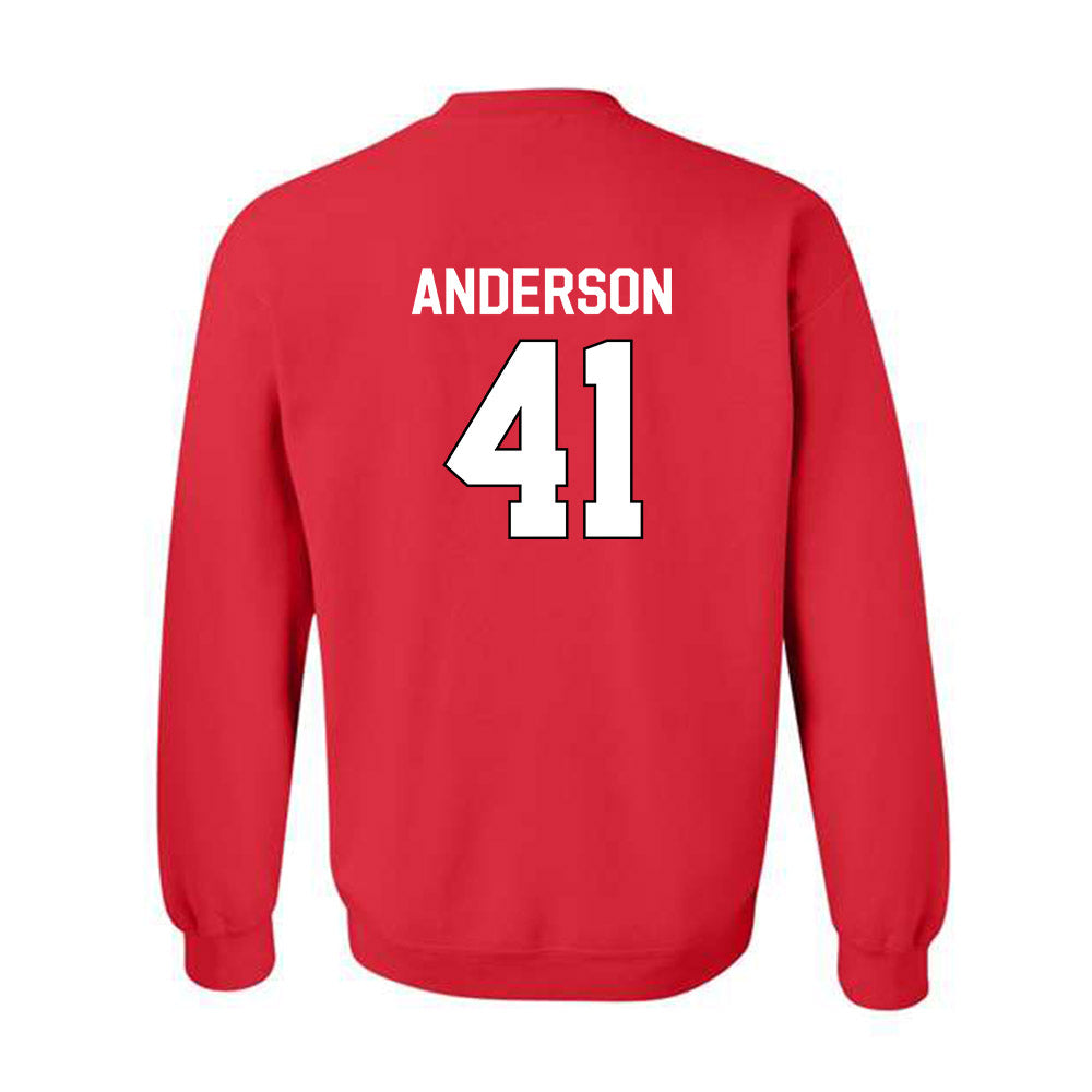 Davidson - NCAA Baseball : Hunter Anderson - Crewneck Sweatshirt Classic Fashion Shersey