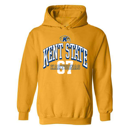 Kent State - NCAA Baseball : Jack Kartsonas - Hooded Sweatshirt Classic Fashion Shersey