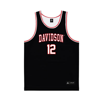 Davidson - NCAA Men's Basketball : Hunter Adam - Basketball Jersey