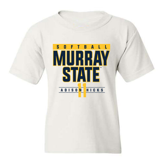 Murray State - NCAA Softball : Adison Hicks - Youth T-Shirt Classic Fashion Shersey
