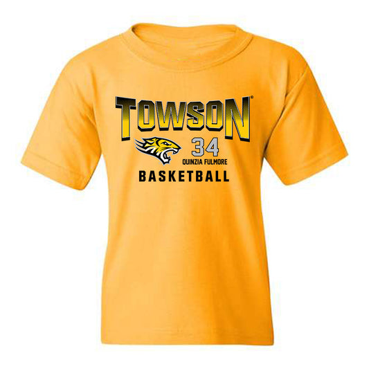 Towson - NCAA Women's Basketball : Quinzia Fulmore - Youth T-Shirt Fashion Shersey