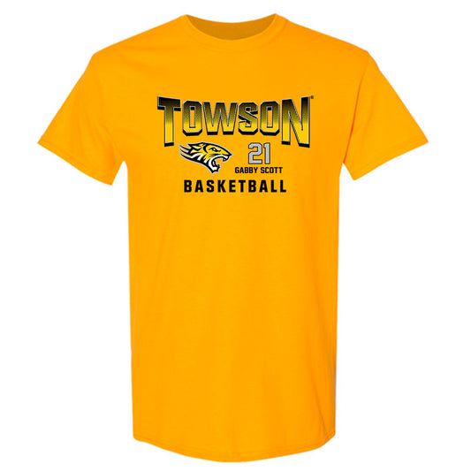 Towson - NCAA Women's Basketball : Gabby Scott - T-Shirt Fashion Shersey