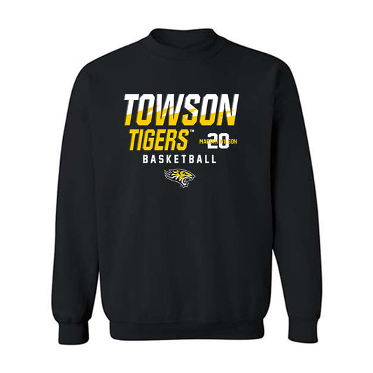 Towson - NCAA Women's Basketball : Mariah Wilson - Crewneck Sweatshirt Classic Fashion Shersey