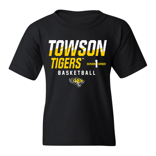 Towson - NCAA Women's Basketball : Semaya Turner - Youth T-Shirt Classic Fashion Shersey