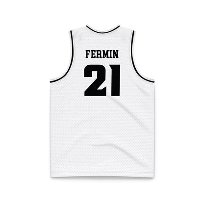 VCU - NCAA Men's Basketball : Christian Fermin - White Basketball Jersey
