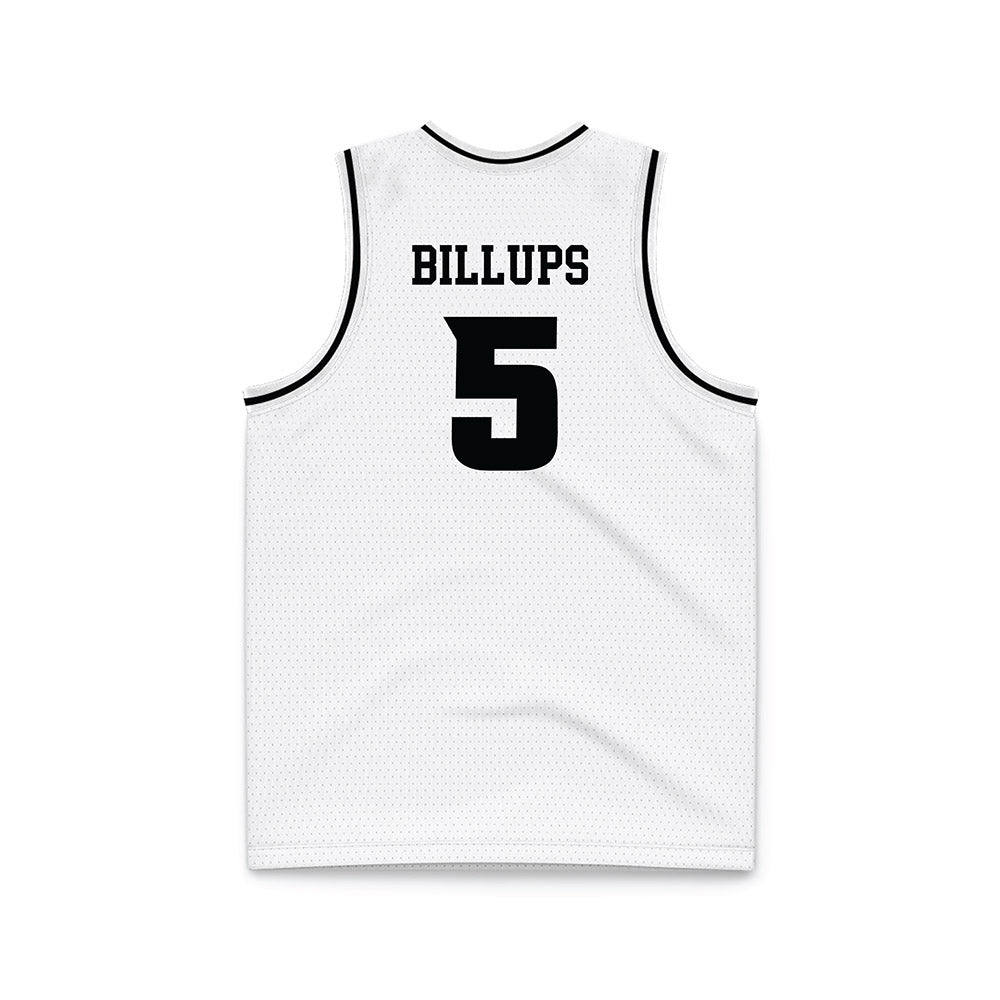 VCU - NCAA Men's Basketball : Alphonzo Billups - White Basketball Jersey