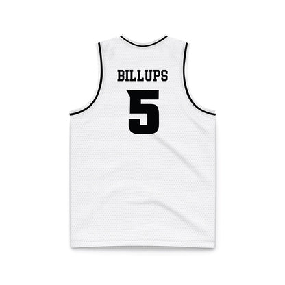 VCU - NCAA Men's Basketball : Alphonzo Billups - White Basketball Jersey