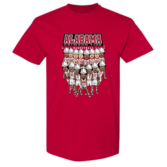 Alabama - NCAA Men's Basketball : Team Caricature - T-Shirt