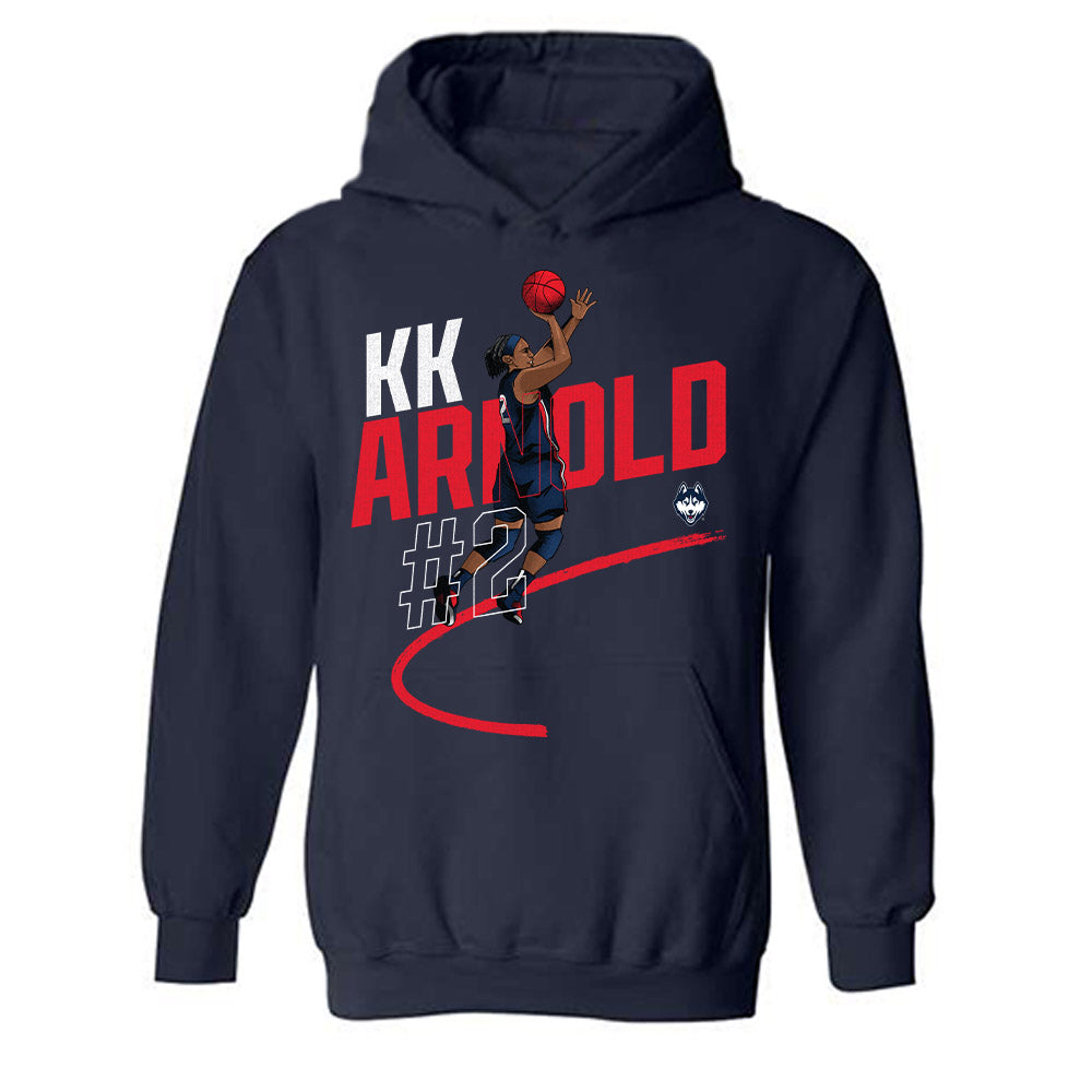 UConn - NCAA Women's Basketball : KK Arnold - Hooded Sweatshirt Buzzer Beater