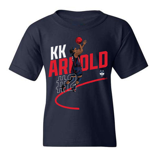 UConn - NCAA Women's Basketball : KK Arnold - Youth T-Shirt Buzzer Beater