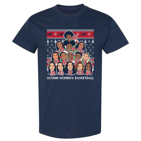 UConn - NCAA Women's Basketball : T-Shirt Team Caricature