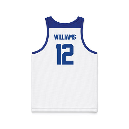 Tulsa - NCAA Men's Basketball : Carlous Williams - White Basketball Jersey