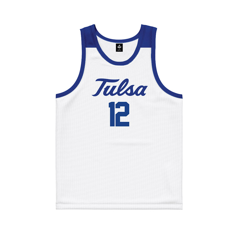 Tulsa - NCAA Men's Basketball : Carlous Williams - White Basketball Jersey
