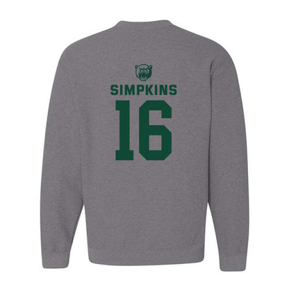 Baylor - NCAA Football : Kendrick Simpkins - Crewneck Sweatshirt Classic Shersey