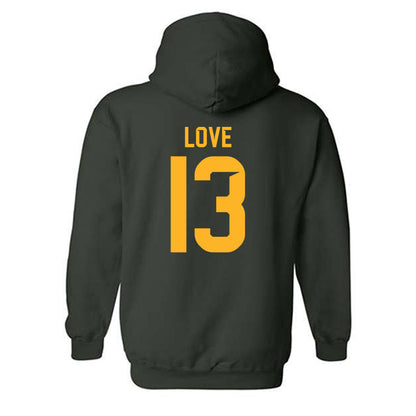 Baylor - NCAA Men's Basketball : Langston Love - Hooded Sweatshirt Classic Shersey