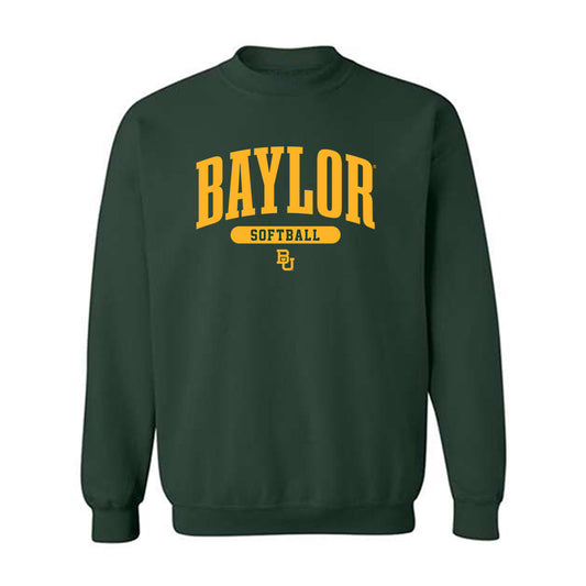 Baylor - NCAA Softball : Taylor Strain - Crewneck Sweatshirt Classic Shersey