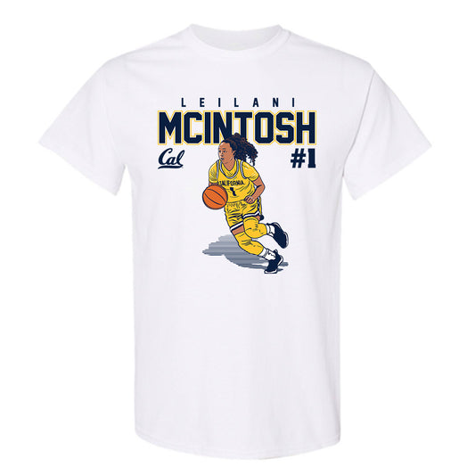 UC Berkeley - NCAA Women's Basketball : Leilani McIntosh - T-Shirt Individual Caricature